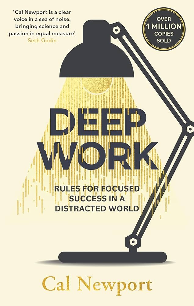 Deep Work বই এর কভার - লেখক কাল নিউপোর্ট