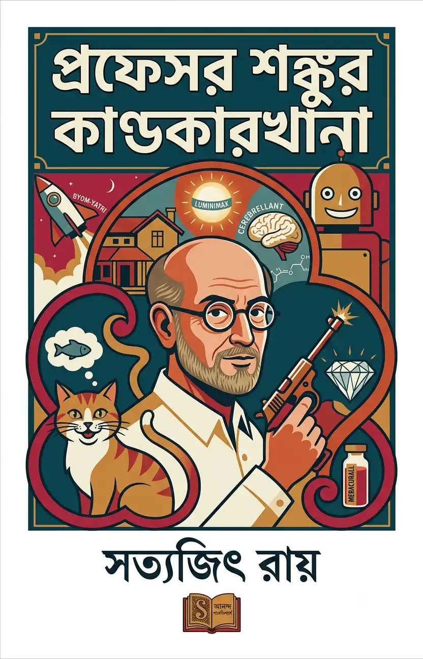 প্রফেসর শঙ্কুর কান্ডকারখানা বই কভার