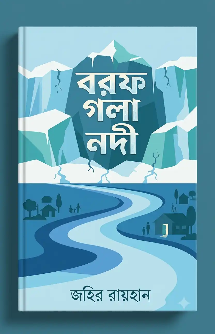 বরফ গলা নদী বই কভার