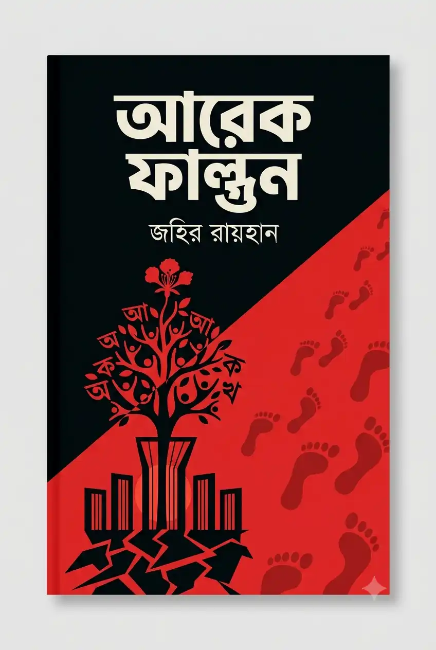 আরেক ফাল্গুন বই এর কভার - লেখক জহির রায়হান